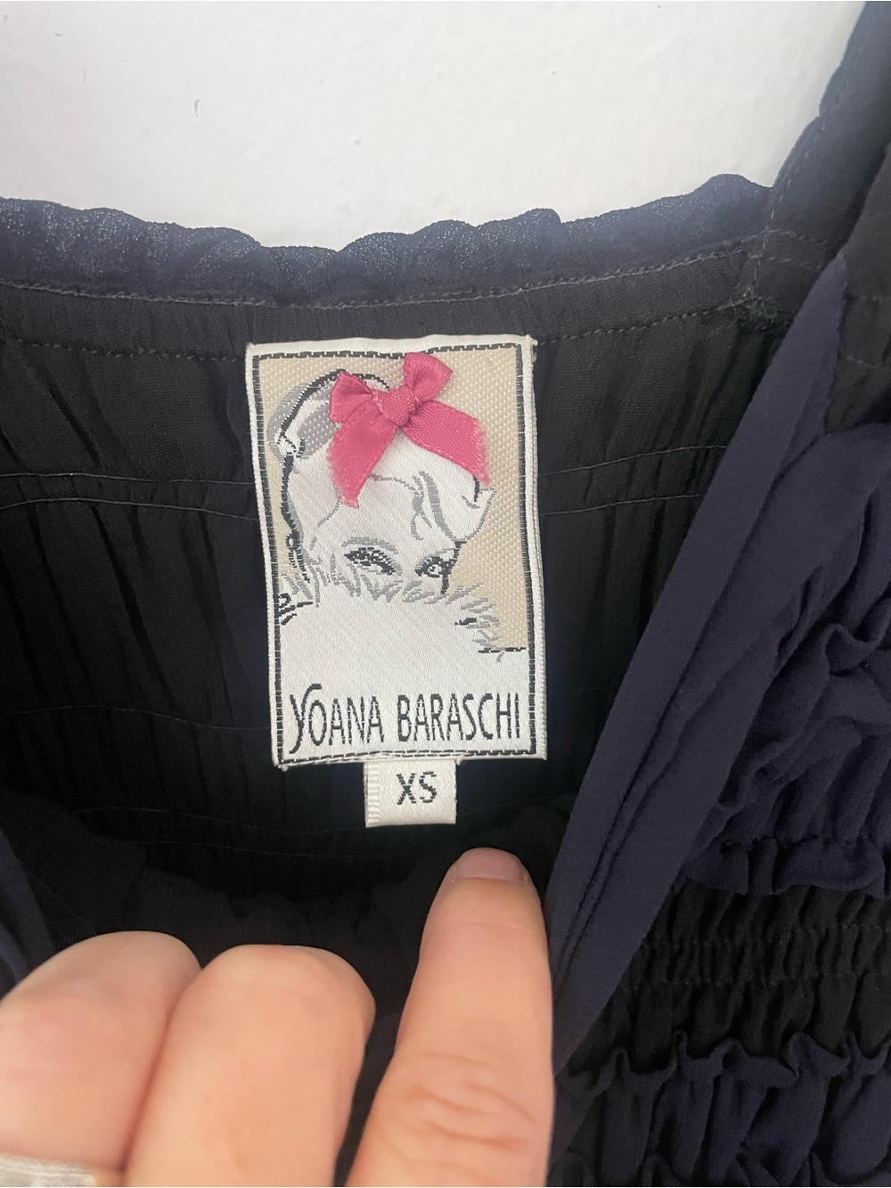 Yoana Baraschi Navy & Black Dress